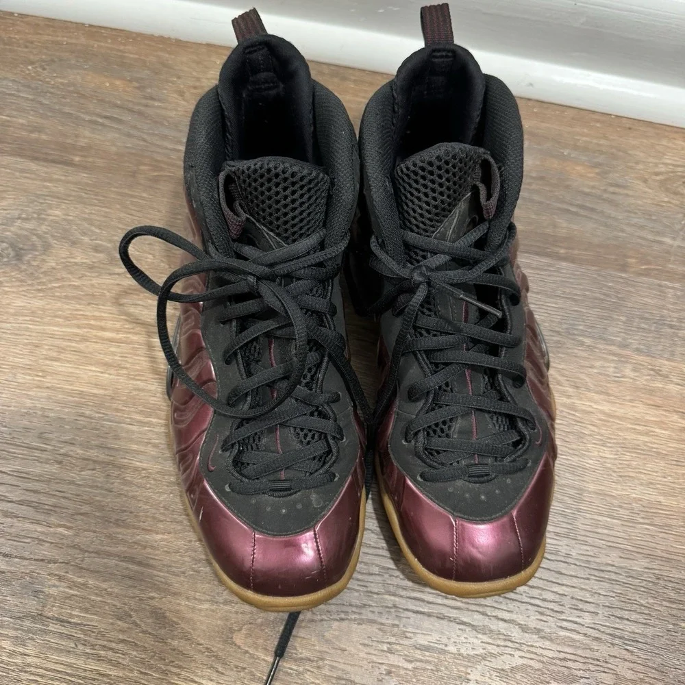 Nike Little Posite One Night Maroon Youth Shoes Sz‎ 6.5Y Basketball Athlete